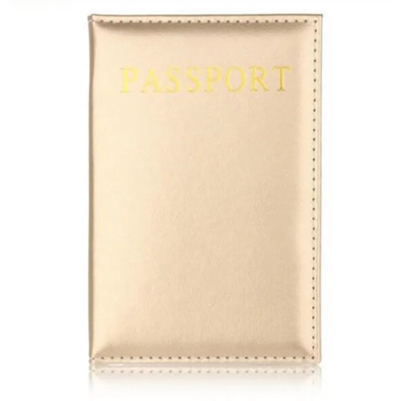 Étui Passeport Femme Cuir PU - Porte-Passeport Voyage Mignon Rose