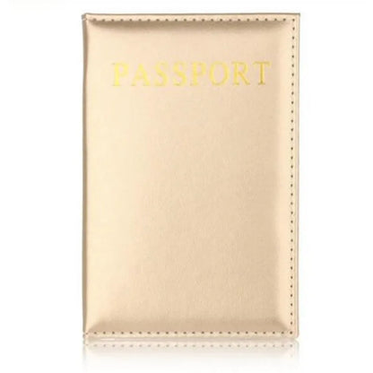 Étui Passeport Femme Cuir PU - Porte-Passeport Voyage Mignon Rose