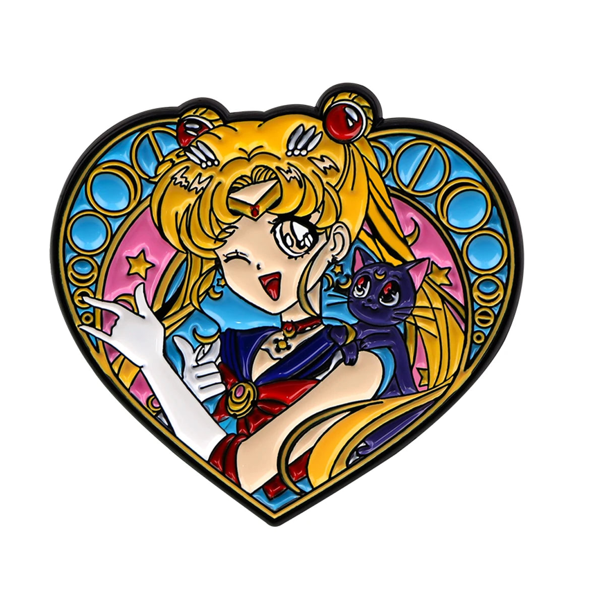 Pin's Émaillé Cartoon Anime Kawaii – Broche Badge Métal Femme Fille