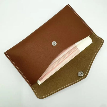 Portefeuille Long Femme Tri-Fold Cuir PU - Clutch Multi-Fonctions Porte-Cartes