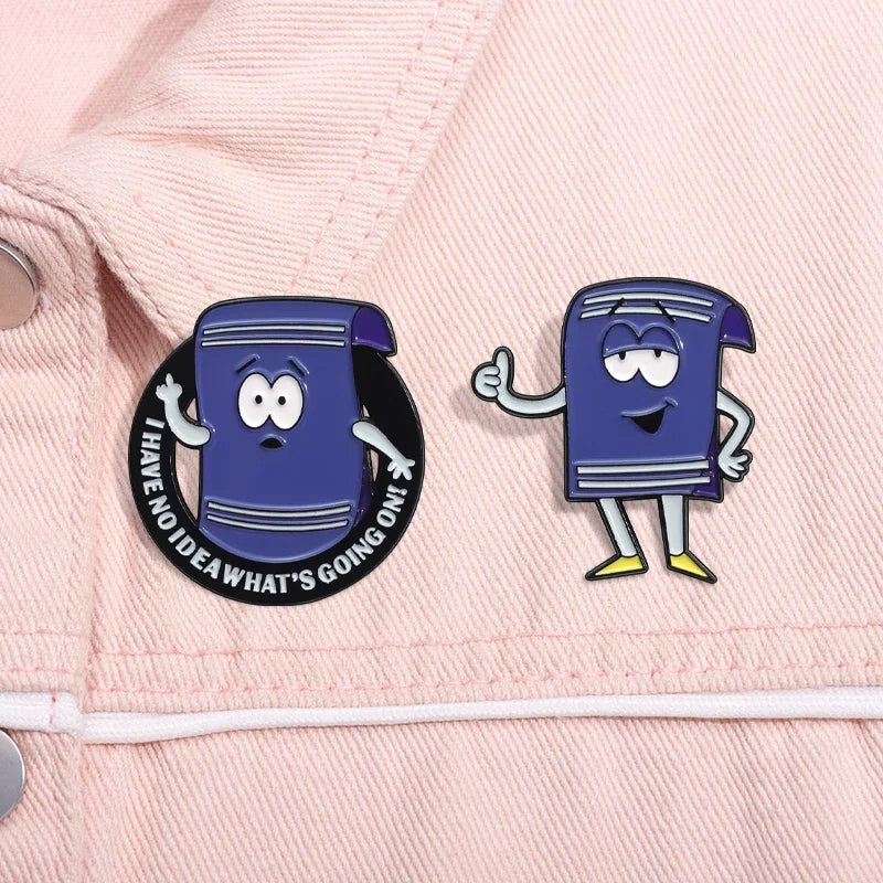 Pin's Émaillé Towelie Anime Comédie – Broche Badge Humoristique Unisexe