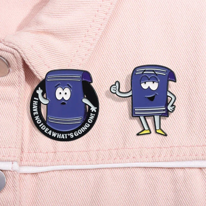 Pin's Émaillé Towelie Anime Comédie – Broche Badge Humoristique Unisexe