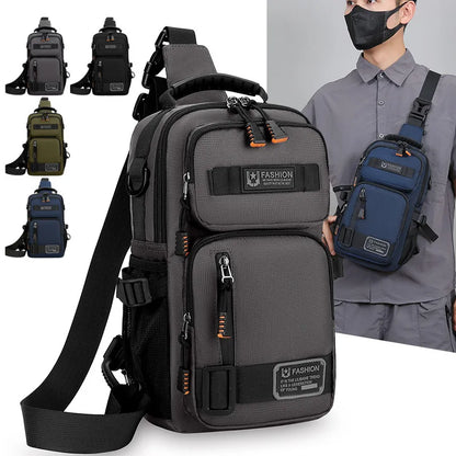Sac Poitrine Multifonction en Nylon – Sport, Randonnée & Cyclisme