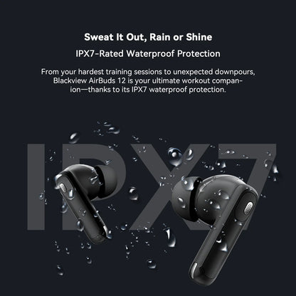 Écouteurs Sans Fil Blackview Airbuds 12 - TWS Bluetooth IPX7 Étanche Sport