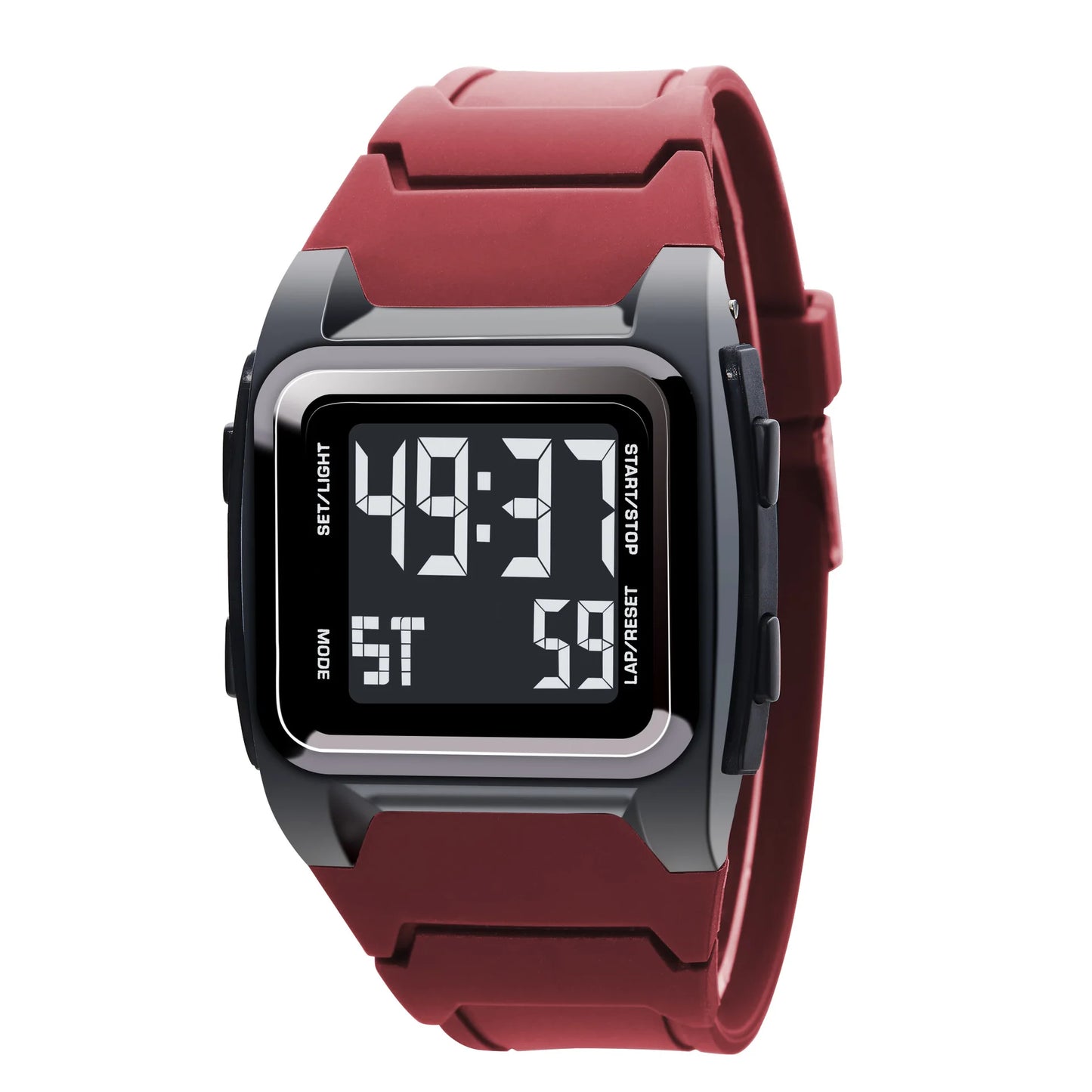 Montre Sport Numérique YIKAZE - Étanche LED Multifonction Homme