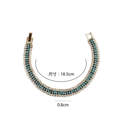 Bracelet Bohème Tressé Cristaux Zircon – Luxe Romain Unisexe