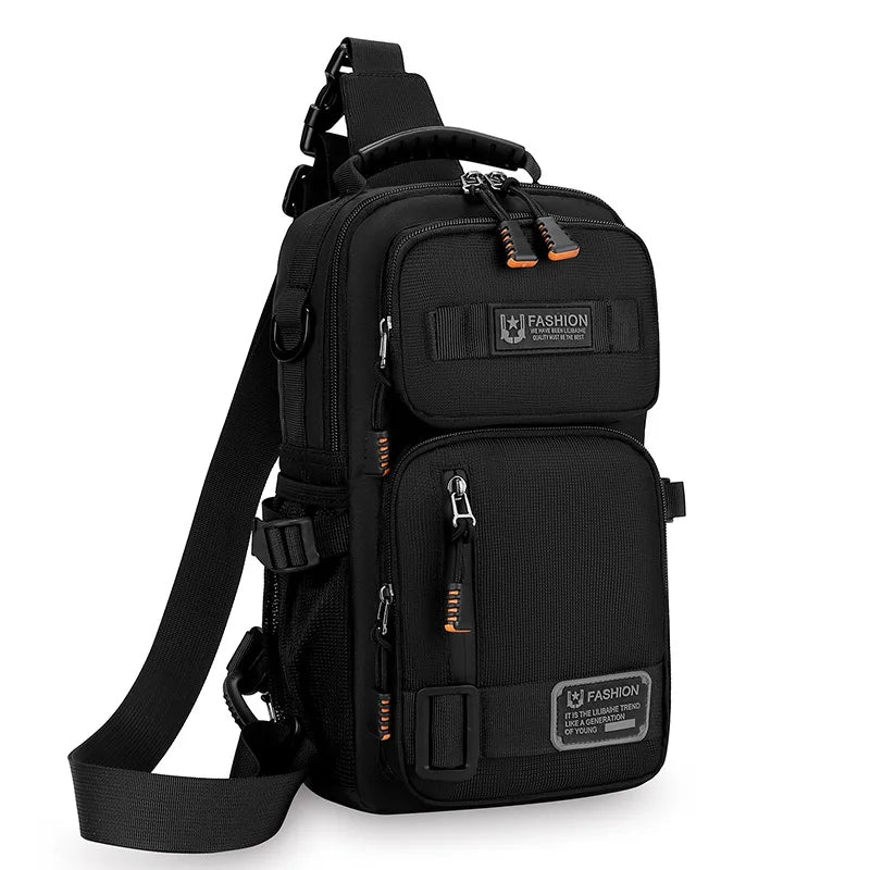 Sac Poitrine Multifonction en Nylon – Sport, Randonnée & Cyclisme