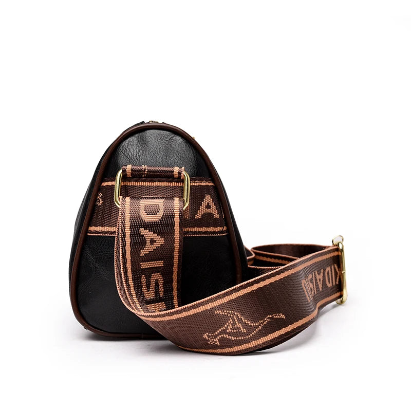 Sac à Main Femme Cuir Souple - Sac Bandoulière Crossbody Imprimé Fashion 2024