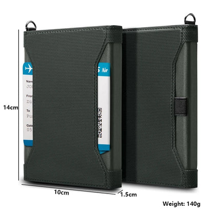Portefeuille Passeport RFID Cuir - Porte-Passeport Voyage Homme Femme avec Protection Anti-Piratage