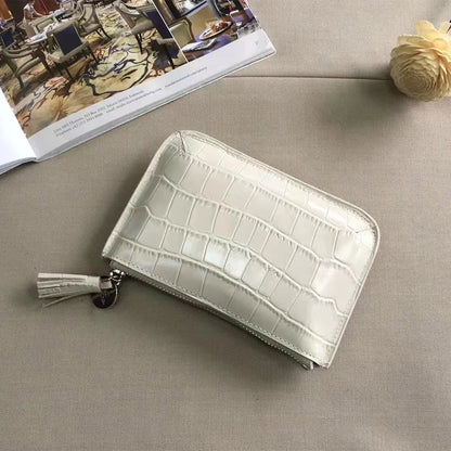 Porte-Monnaie Femme Cuir Véritable Zippé - Mini Portefeuille Homme Compact pour Pièces et Cartes Bancaires