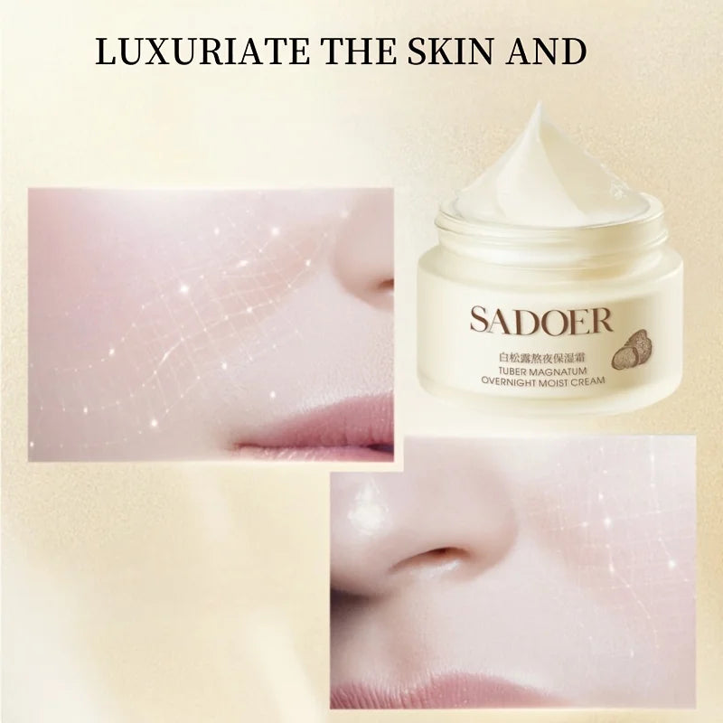 Crème Hydratante Truffe Blanche - Raffermissante Visage Soin Quotidien Tous Types Peau Cadeau Beauté