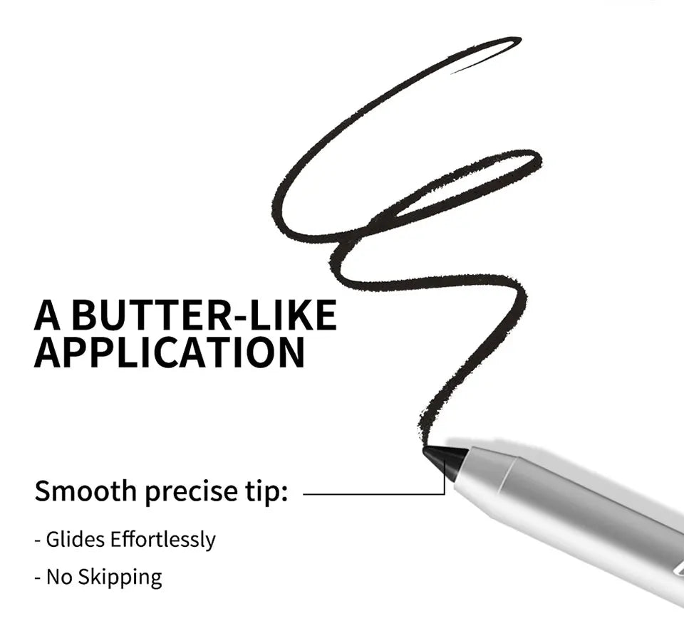 Crayon Eyeliner Imperméable – Séchage Rapide, Longue Durée & Anti-Bavures