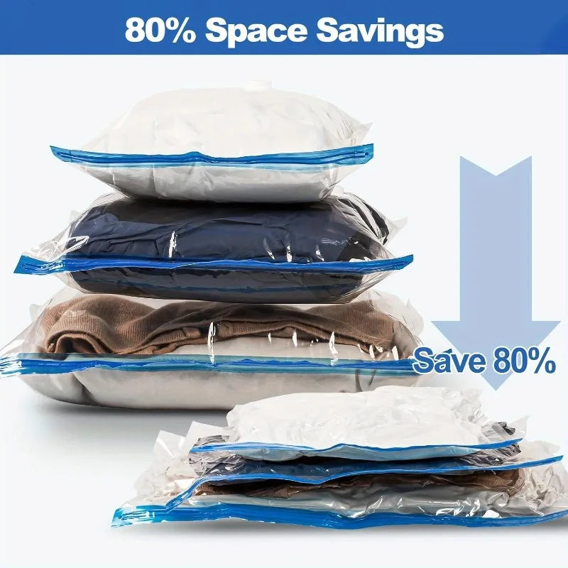 Sacs de Compression Sous Vide Réutilisables – 4 Tailles, Pompe en Option