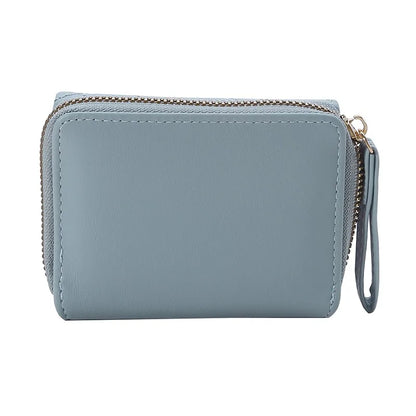 Portefeuille Femme Kawaii Mignon Luxe - Designer Lady Wallet Cuir Porte-Monnaie Beige