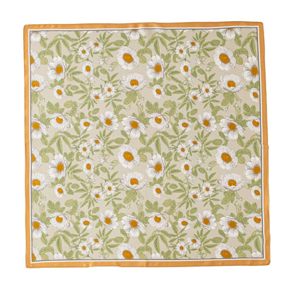 Foulard Carré Soie Mûrier 100% 70cm - Écharpe Premium Luxe Femme