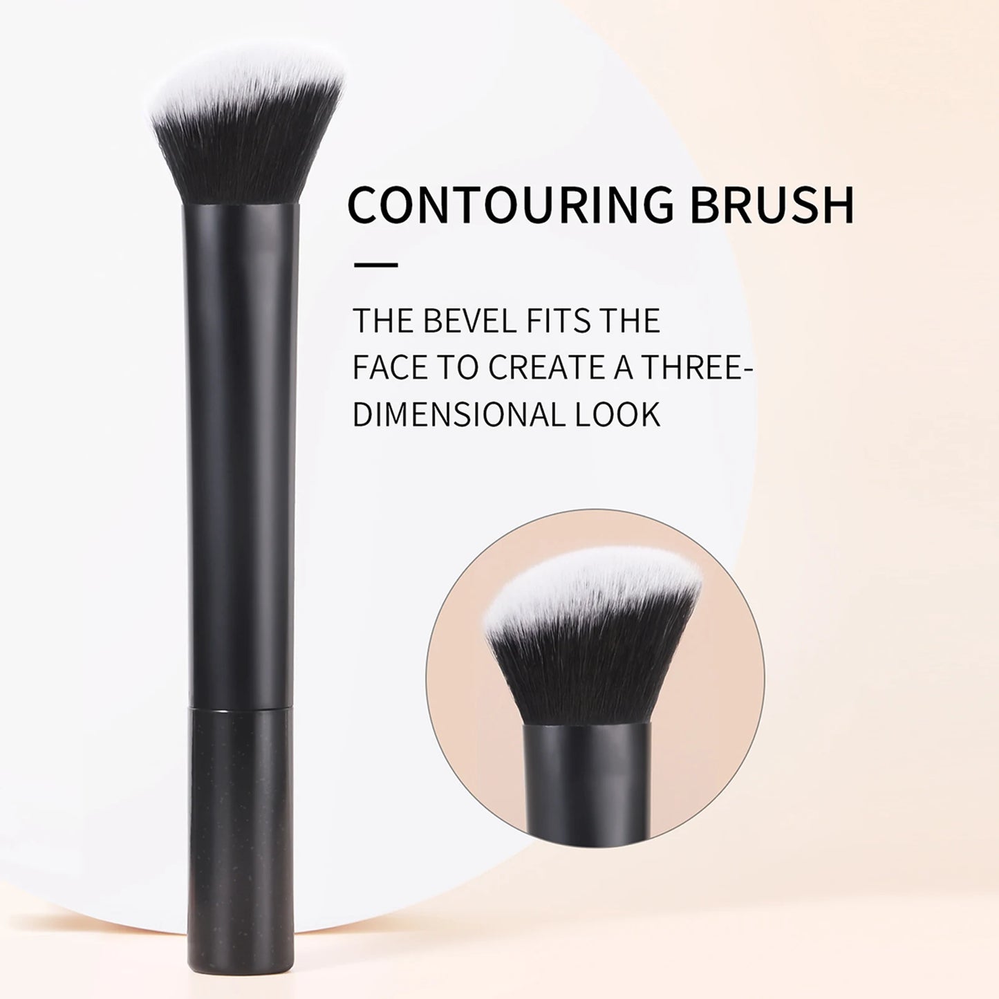 Pinceau Maquillage Facial Professionnel - Illuminateur Contouring Sculptant Outil Beauté Précision