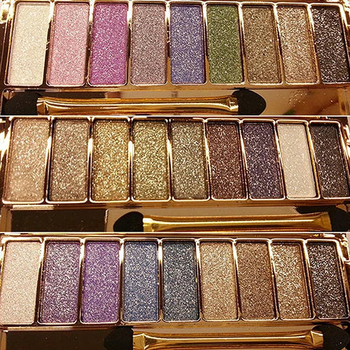 Palette Fards Paupières Nude 9/10 Couleurs K-Beauty - Maquillage Yeux Coréen Shimmer Smokey Mat Longue Tenue