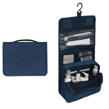 Trousse de Toilette Suspendue Imperméable – 6 Poches, Idéale Voyage