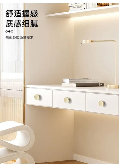 Poignée de Meuble Moderne en Aluminium - Bouton Rond pour Armoire et Tiroir