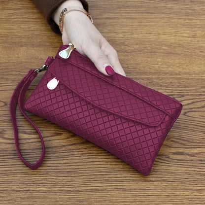 Portefeuille Femme Long Classique Cuir PU Bracelet - Clutch Bag Grande Capacité Téléphone Fashion Simple