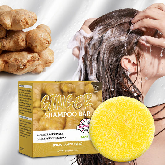Shampooing Naturel au Gingembre & Aloe Vera - Hydratation Profonde