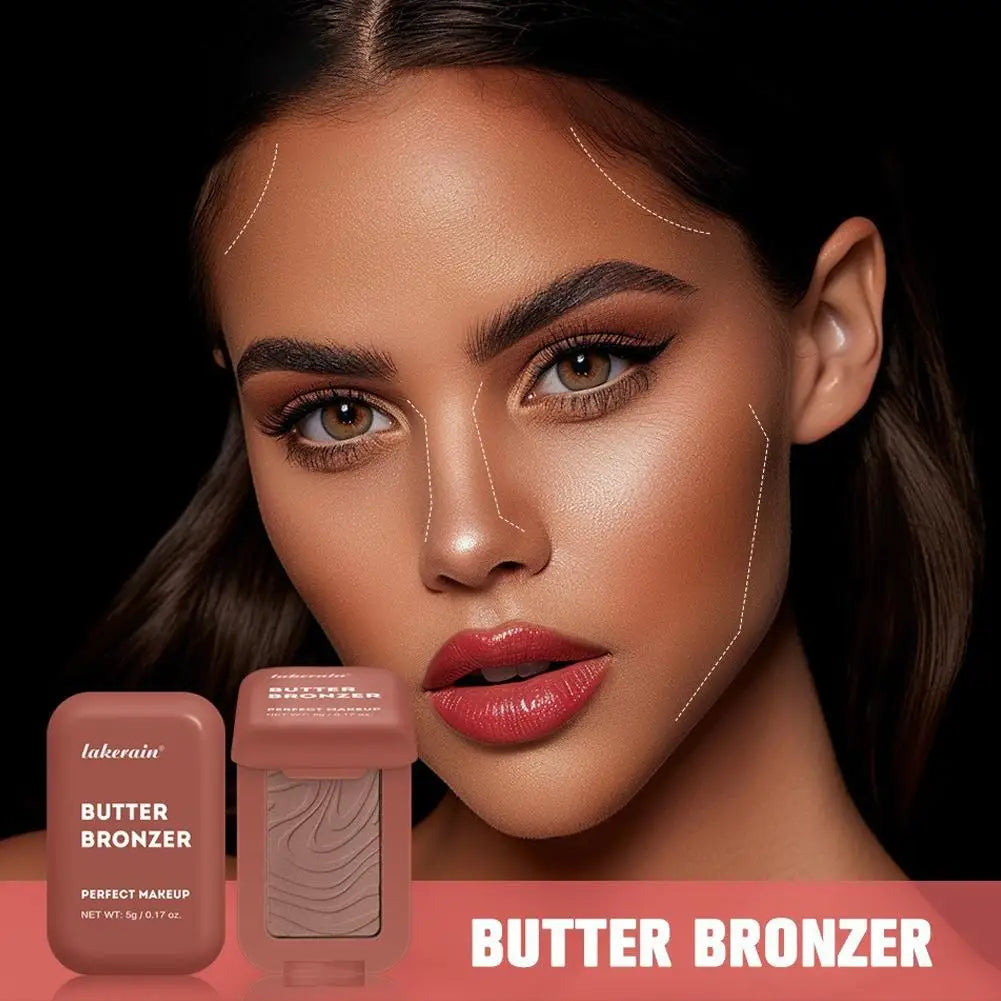 Crème Bronzante Contouring Butter - Palette Maquillage Naturel Texture Soyeuse Longue Tenue Sculptant