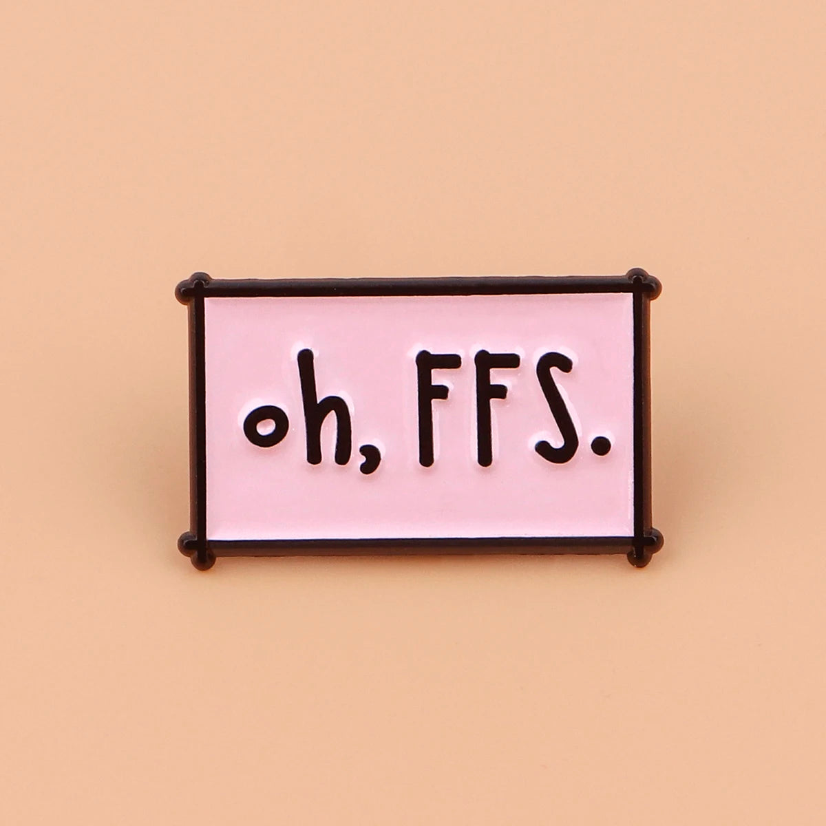 Pin's Émaillé Citations Anglaises – Broche Badge Message Unisexe