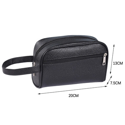 Portefeuille Homme Rétro Cuir PU Business - Sac Poignet Vintage Téléphone Porte-Monnaie Fashion Femme