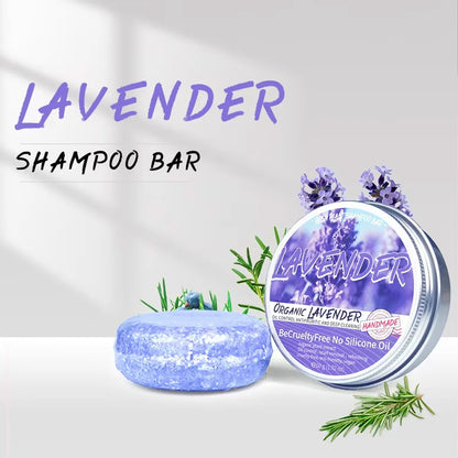 Savon Shampooing Lavande Artisanal - Contrôle Sébum Rafraîchissant Sans Silicone