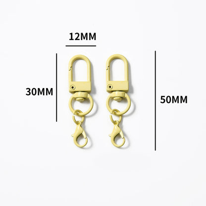 Mousquetons Métalliques Colorés – Lot de 10, 50 ou 100 pcs