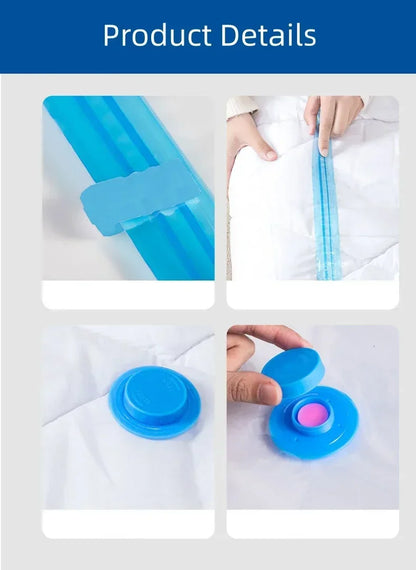 Sacs de Compression Sous Vide Réutilisables – 4 Tailles, Pompe en Option