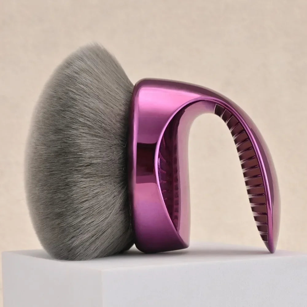Pinceau Kabuki Corps Extra Large Vegan - Applicateur Autobronzant Fond de Teint Professionnel Blend & Blur