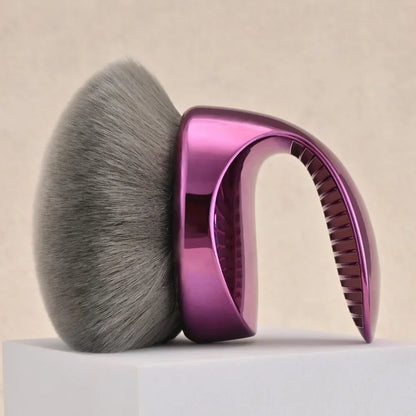 Pinceau Kabuki Corps Extra Large Vegan - Applicateur Autobronzant Fond de Teint Professionnel Blend & Blur