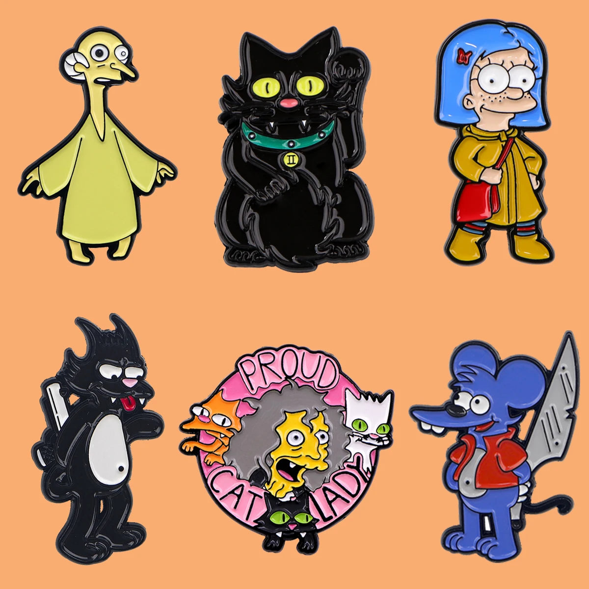 Pin's Émaillé Anime Films Amusant – Broche Badge Dessin Animé Unisexe