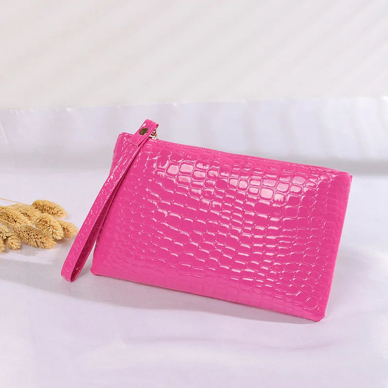 Portefeuille Femme Luxe avec Clip - Porte-Cartes Élégant pour Soirée