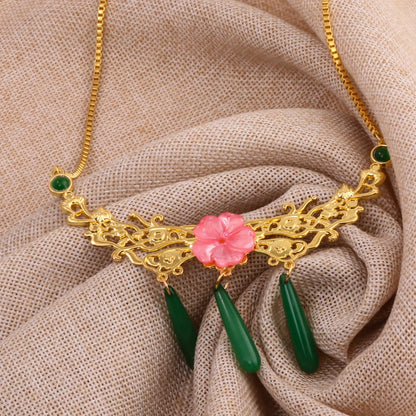 Accessoires Anime Apothecary Diaries Maomao – Pendentif Badge Épingle Choker Cosplay