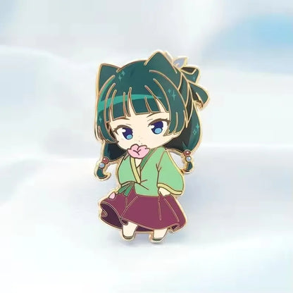 Broche Émaillée Chibi Maomao Jinshi The Apothecary Diaries – Pin's Badge Anime Mignon Fans
