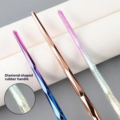 Pinceau Blush Éventail Rose Gold - Highlighter Poudre Libre Visage Ultra-Doux Coréen Beauté Professionnelle