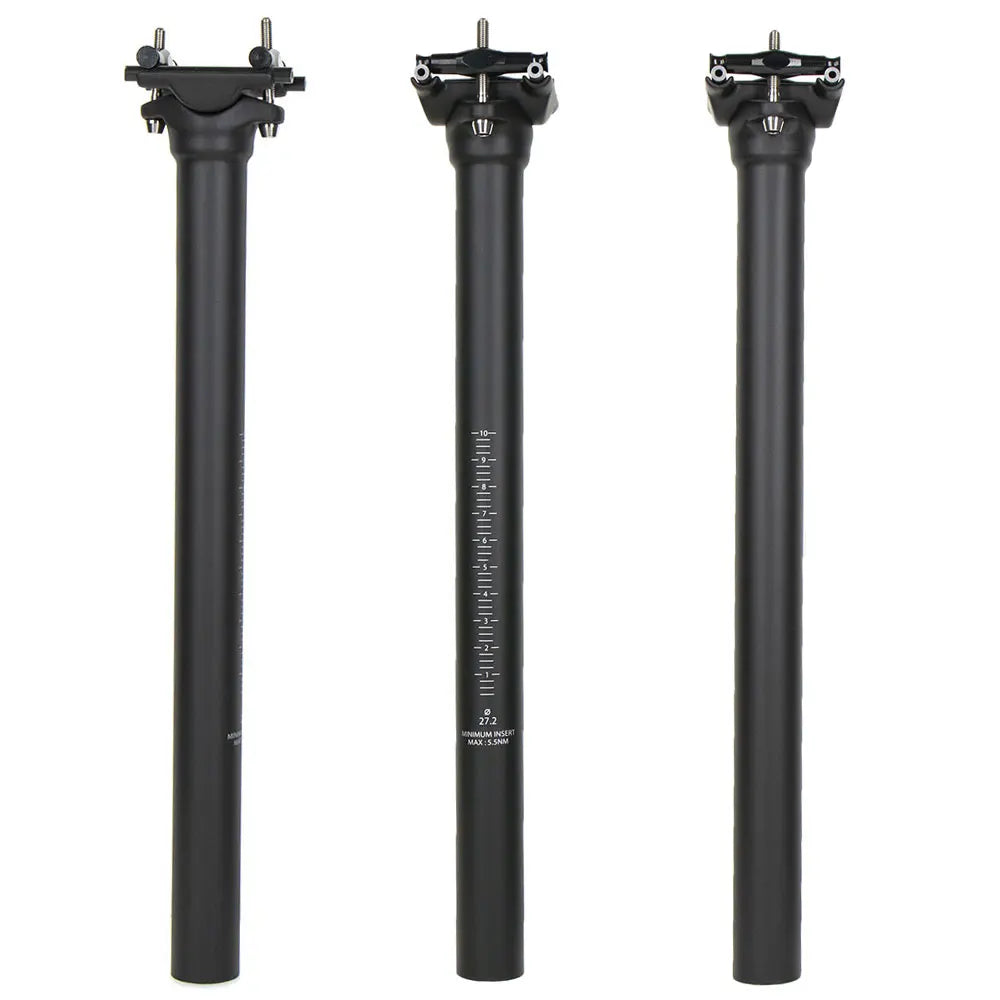 Tige de Selle ELITA ONE Carbone 130g - Seatpost Vélo Route/VTT UD Mat 27.2/31.6mm 350/400mm