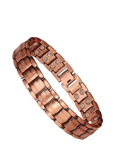 Bracelet Alliage Cuivre Magnétique Homme – Léger Polyvalent Sport & Quotidien
