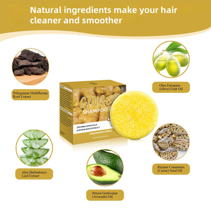Shampooing Naturel au Gingembre & Aloe Vera - Hydratation Profonde