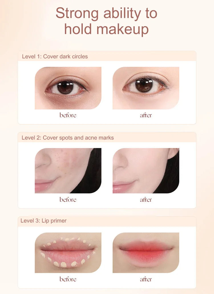 Set Maquillage 8 Pièces Complet - Rouge à Lèvres Correcteur Ombre Paupières Sourcils Blush Kit Beauté