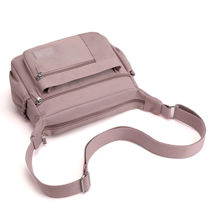 Sac Bandoulière Femme Nylon Multi-Poches Imperméable - Messenger Grande Capacité