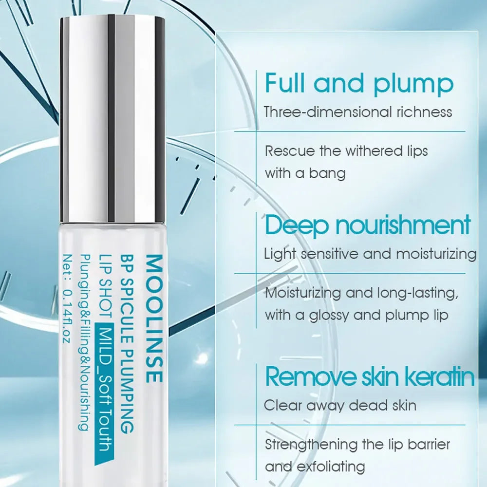 Sérum Lèvres Repulpant BP Spicule - Volume Instantané Élasticité Hydratant Longue Durée Gloss Beauté