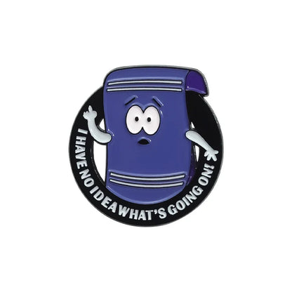 Pin's Émaillé Towelie Anime Comédie – Broche Badge Humoristique Unisexe