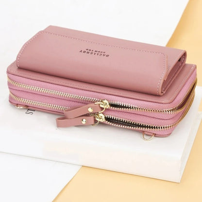 Portefeuille Long Femme Designer Multi-Compartiments - Clutch Grande Capacité