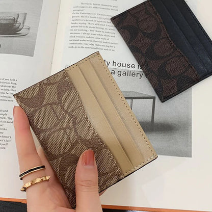 Portefeuille Femme Luxe Design Multi-Fonction - Porte-Cartes Cuir PU Court
