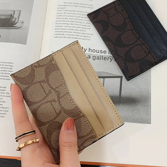 Luxury Women's Wallet, Multi-Functional Design - Short PU Leather Card Holder