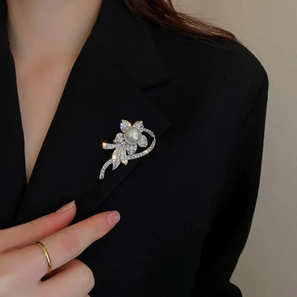 Broche Tournesol Jaune Émaillée Strass Luxueuse – Pin's Fleur Marguerite Femme