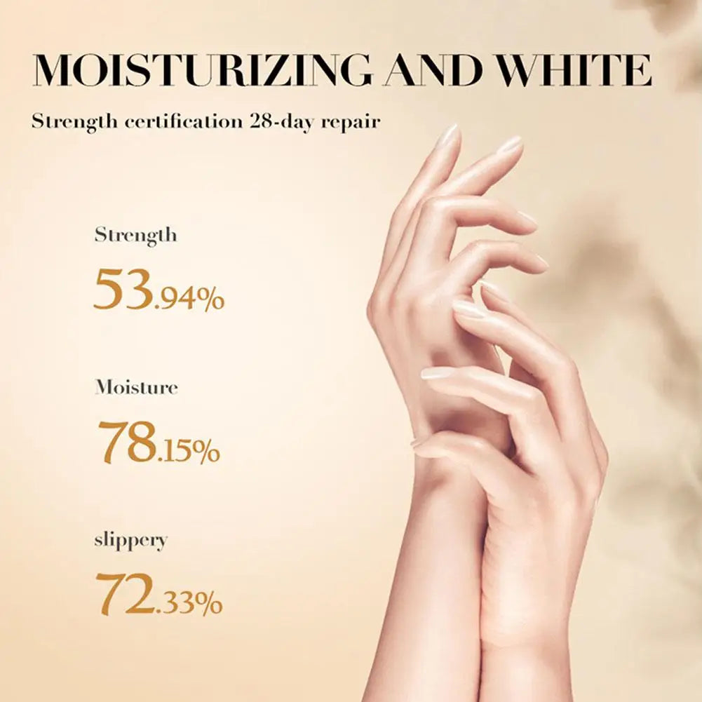 Crème Mains Collagène SADOER 5pcs - Hydratante Éclaircissante Rafraîchissante Nourrissante Soin Beauté